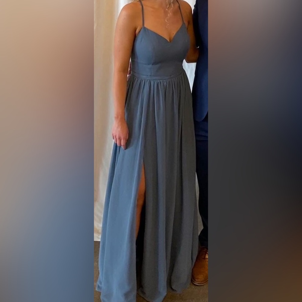 Azazie Shelly Bridesmaid Dress in Twilight, CUSTOM sizing!